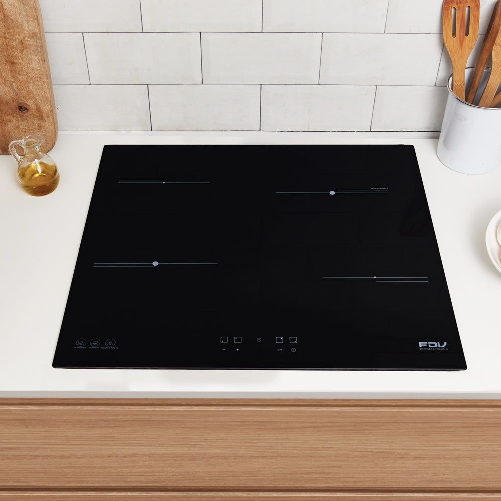 Encimera Vitrocerámica Focus 4 Quemadores 60 cm FDV-Kitchen Center