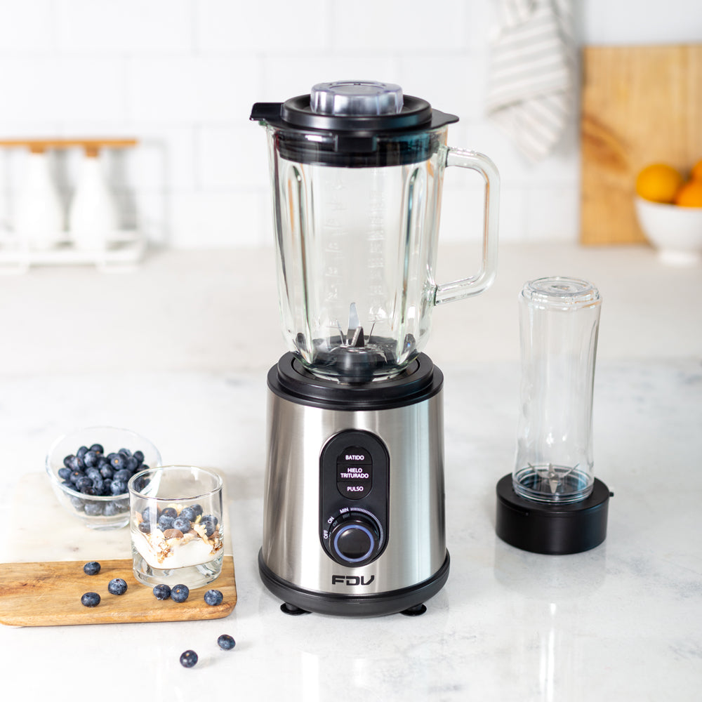 Licuadora con vaso de vidrio Blaster YB S05 Kitchen Center