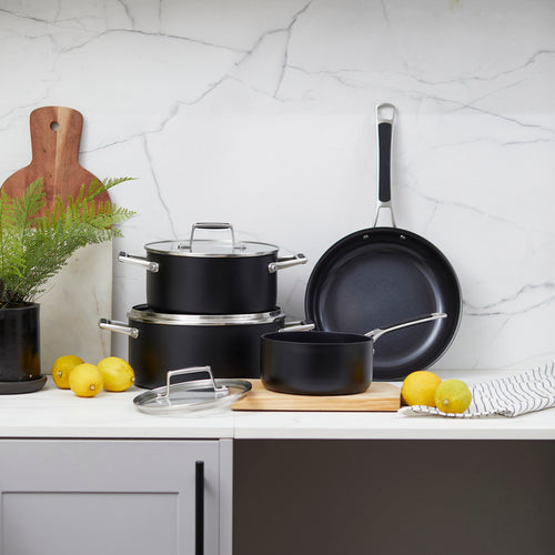 Batería de Ollas Berlín Recubrimiento Cerámico 7 pzs Simple Cook