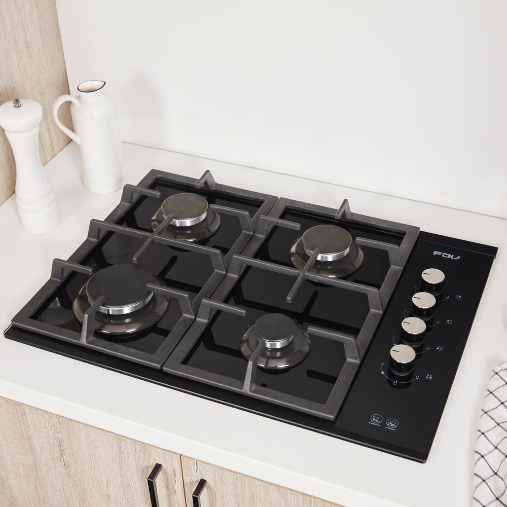 Encimera a Gas Crystal 4 Quemadores FDV-Kitchen Center
