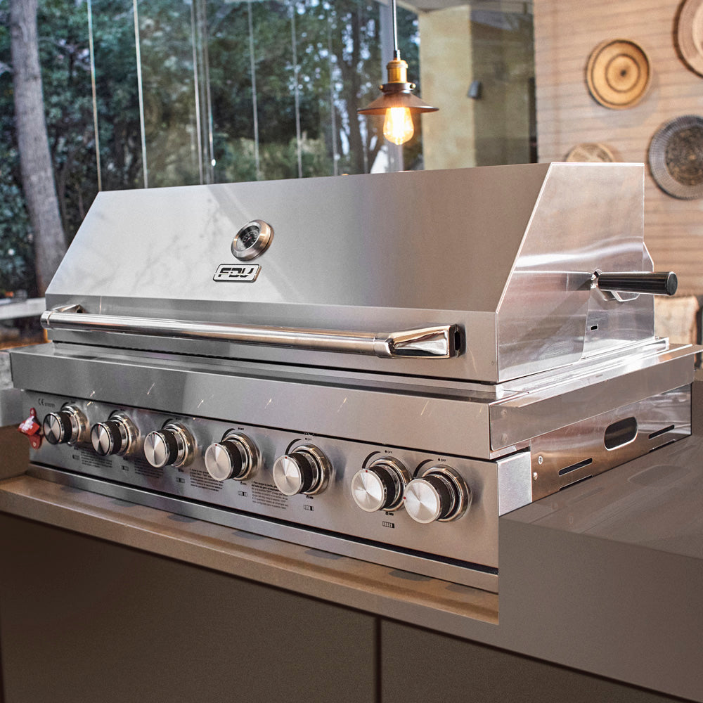 Parrilla a Gas Deluxe Expert 7Q FDV-Kitchen Center