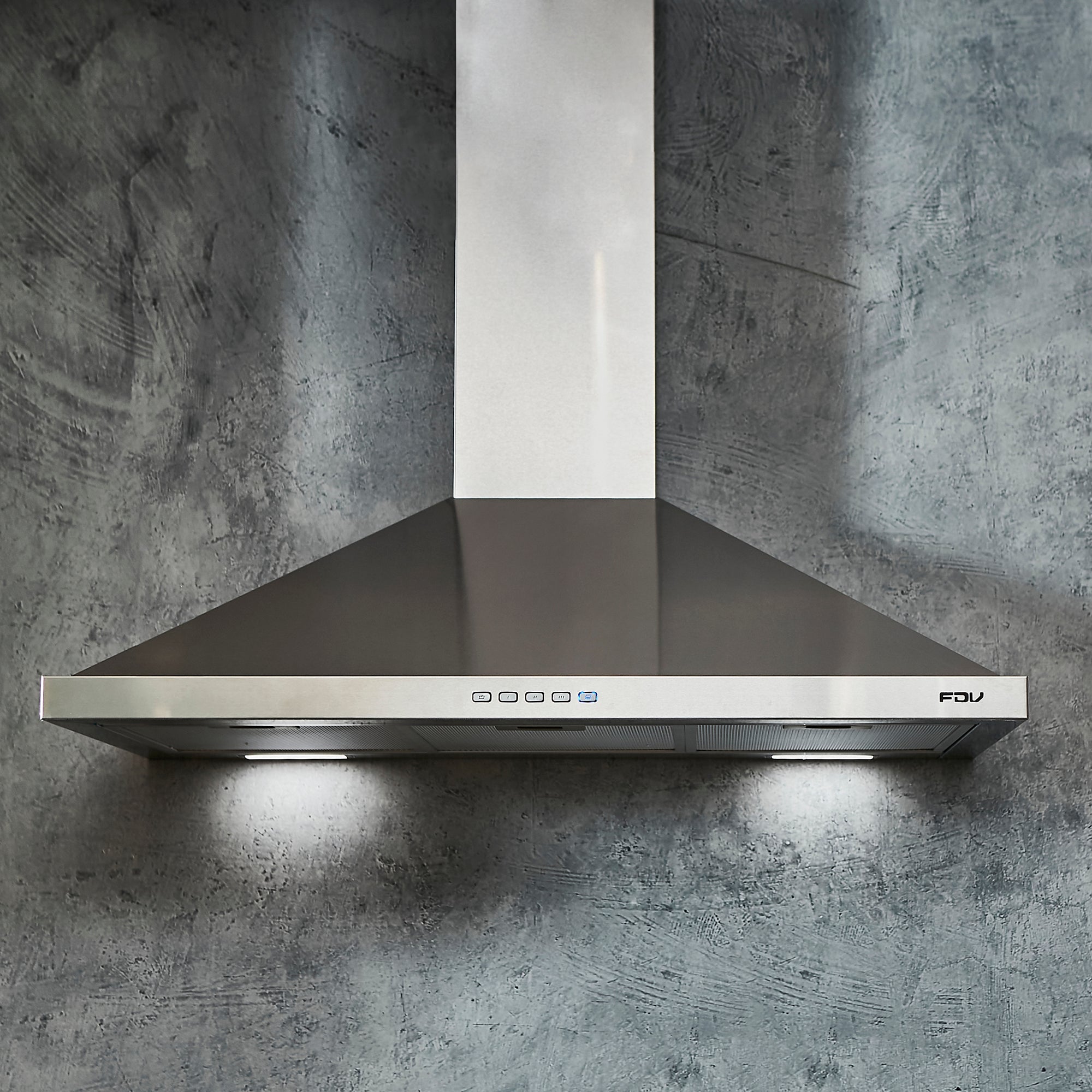 Campana de Pared Prime 90 cm 750 m3/h FDV-Kitchen Center