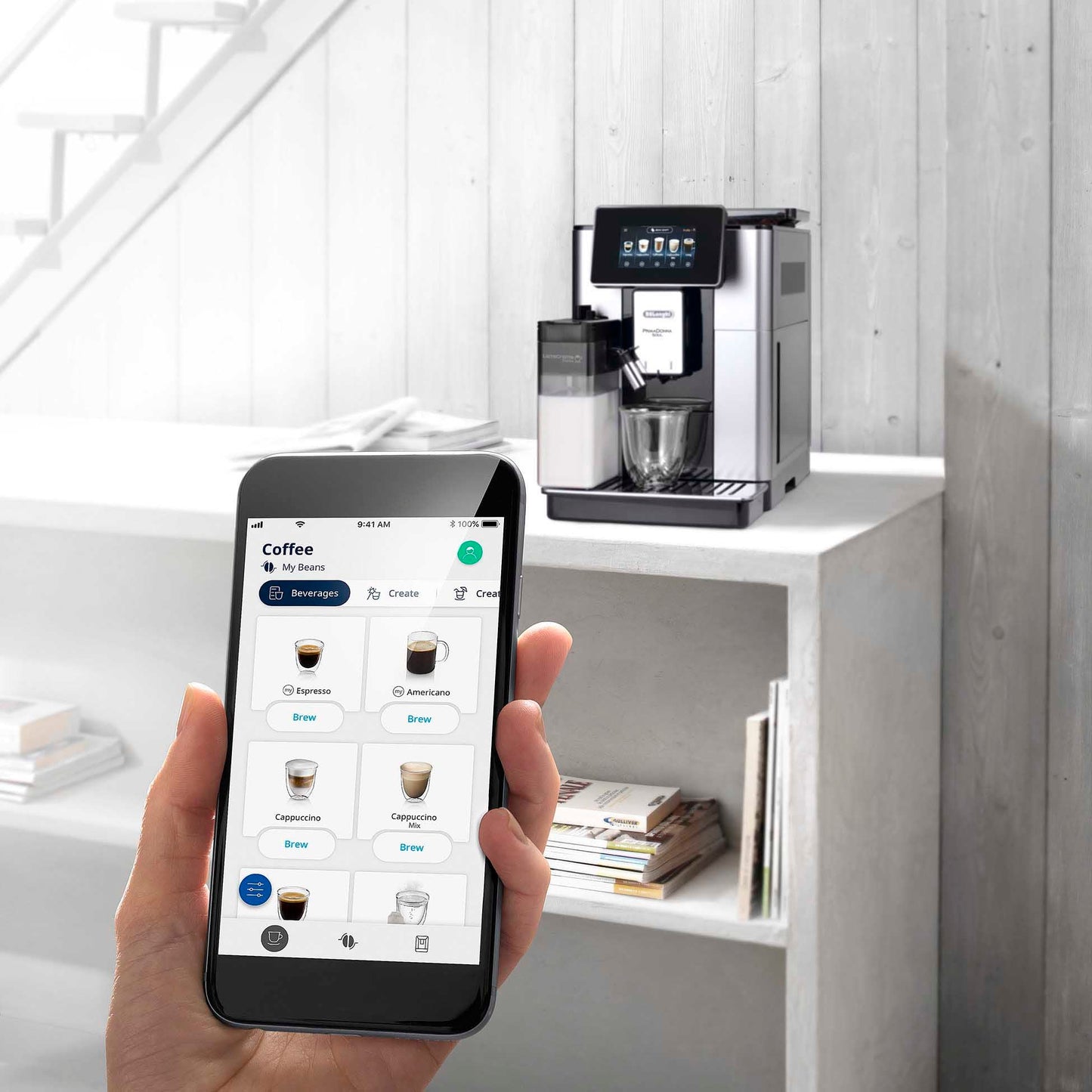 Cafetera Superautomática Primadonna Soul Delonghi3#Negro