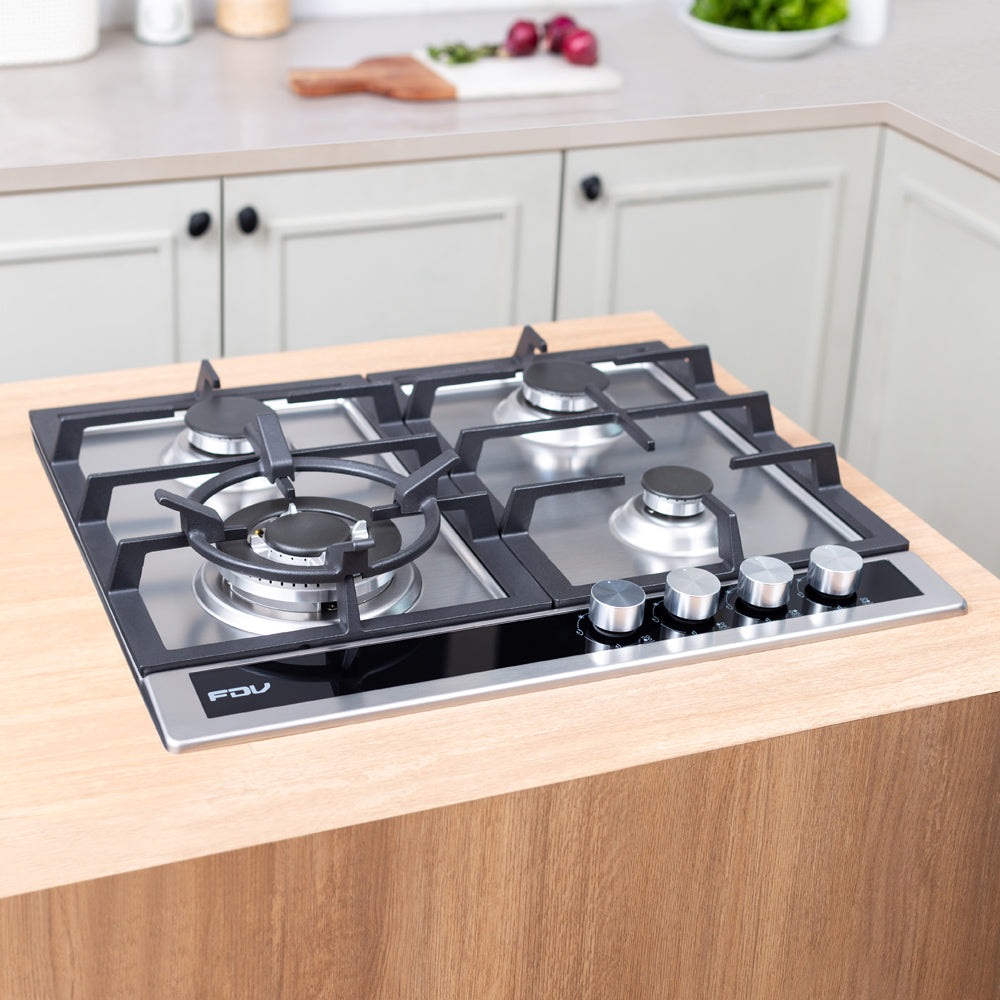 Encimera a Gas Prestige 4 Quemadores 60 cm FDV-Kitchen Center