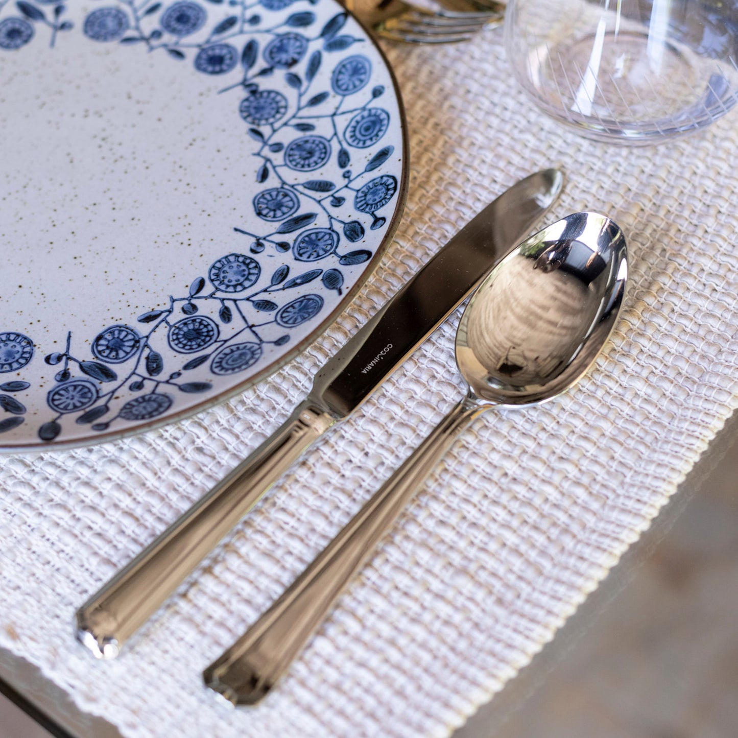 Set de Cuchilleria Oxford 6 Personas 42pzs Silver Mirror Finish Coquinaria