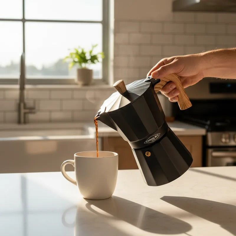 Cafetera New Dakar 3 Tazas Oroley5#Negro