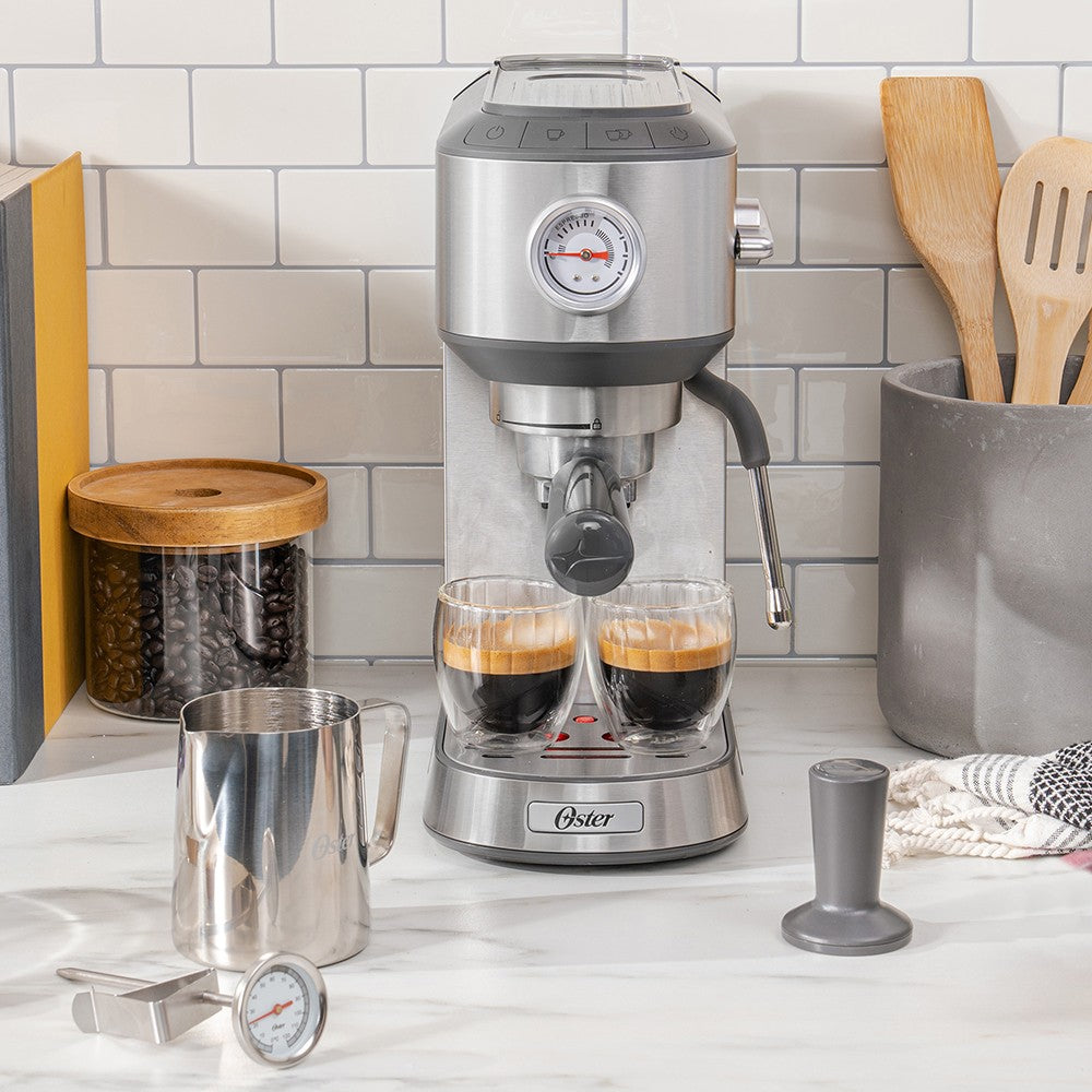Cafetera Compacta Espresso BVSTEM7200 Oster1#Gris