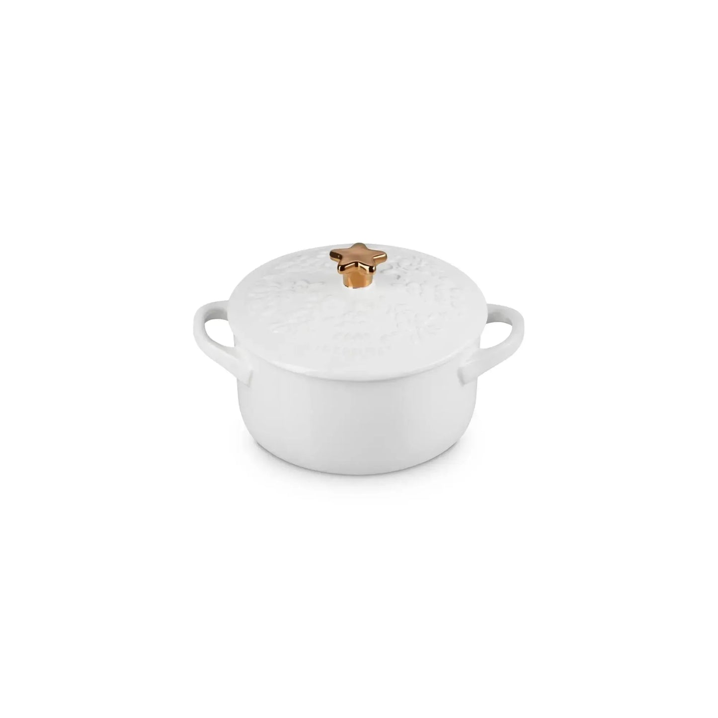 Mini Cocotte Redonda Noel 12 Cm White Le Creuset3#Sin color