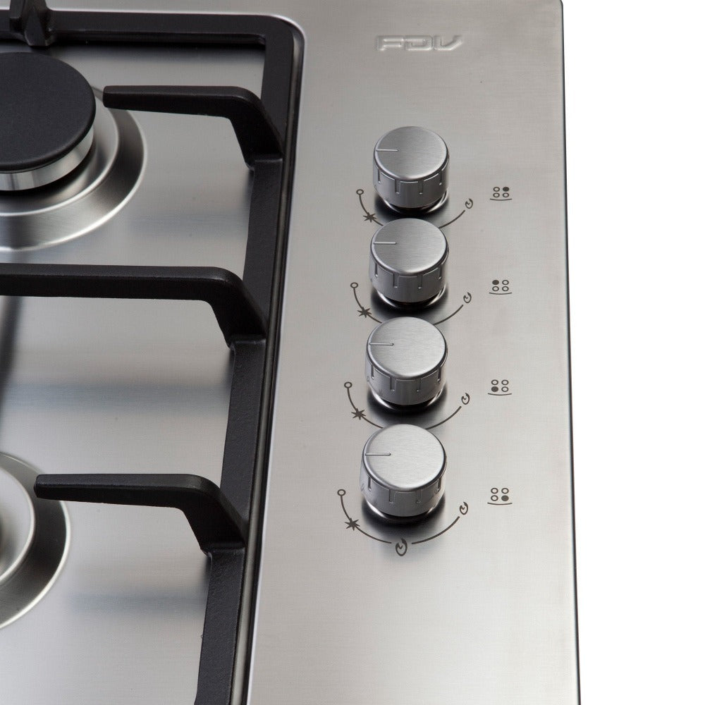 Encimera a Gas Design 4G 4 Quemadores 65 cm FDV-Kitchen Center