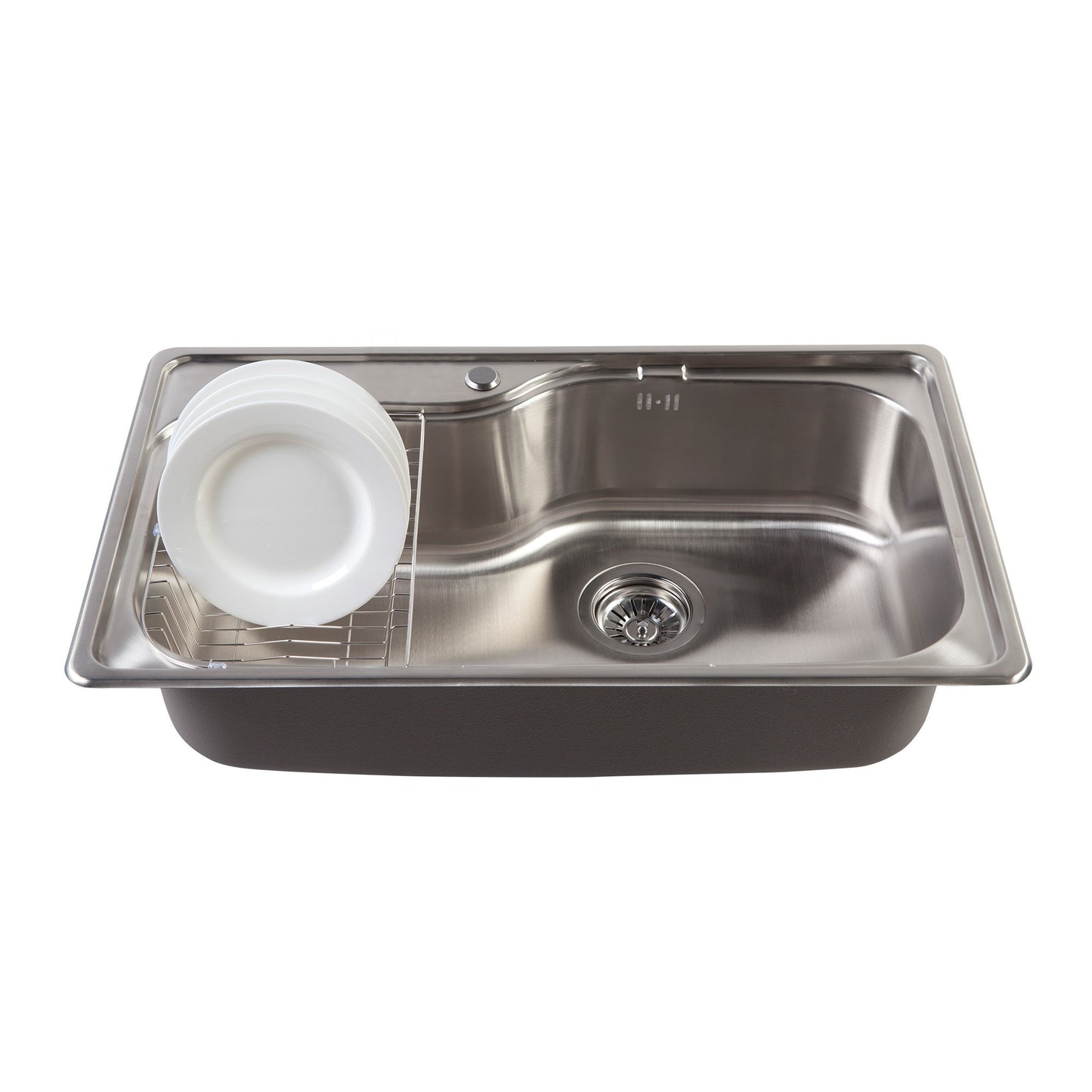 Lavaplatos Sobre Cubierta Acero Inox Big Aqua 1C FDV-Kitchen Center