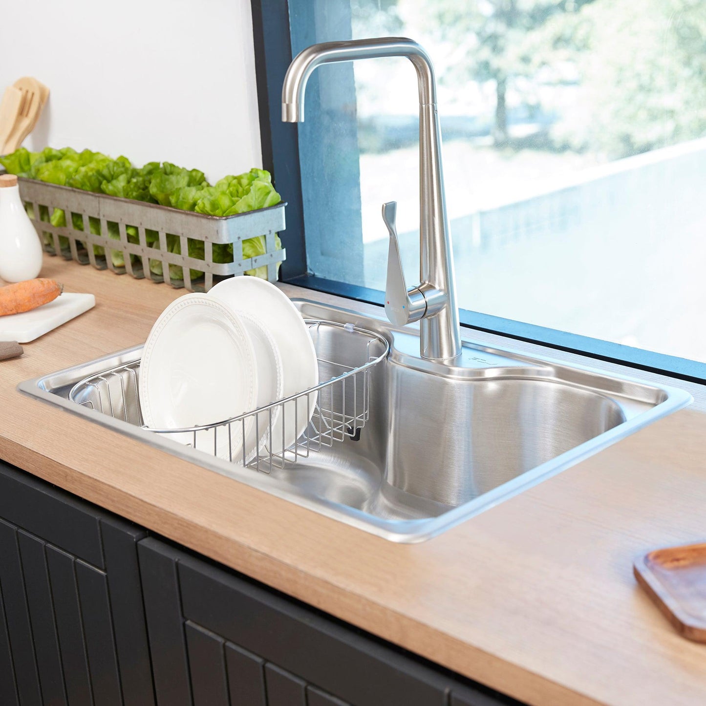Lavaplatos Sobre Cubierta Acero Inox Small Acqua FDV-Kitchen Center