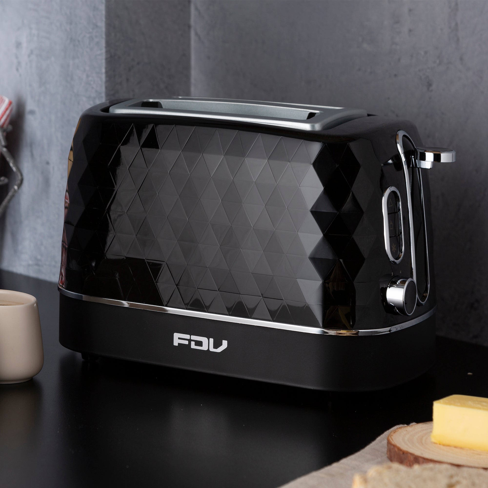 ⚠️Diamond kitchen car⚠️ Tostador FDV Diamond Black Diseño y Funcionalidad en Kitchen Center