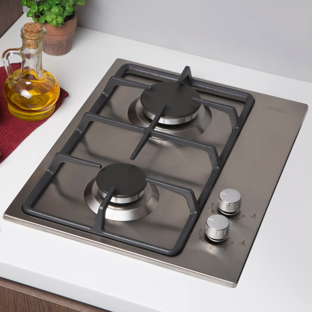 Encimera a Gas Design 2G 2 Quemadores 35 cm FDV-Kitchen Center