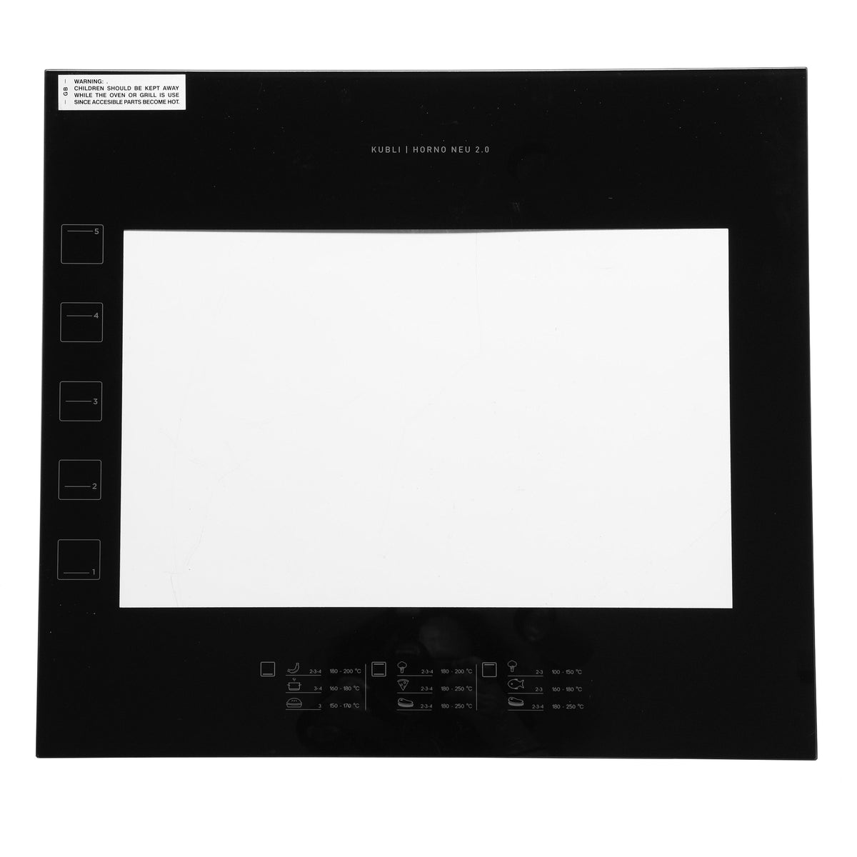 Repuesto Horno Smart Vidrio Interior Puerta-Kitchen Center
