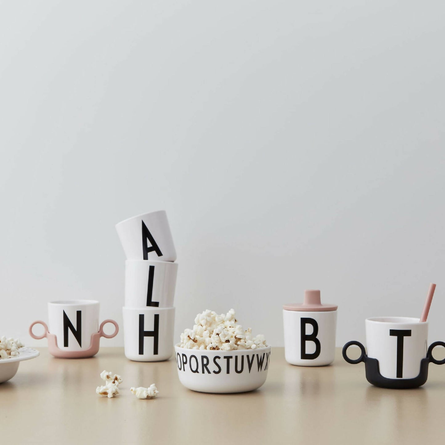 Taza De Melamina Letra U2#Blanco