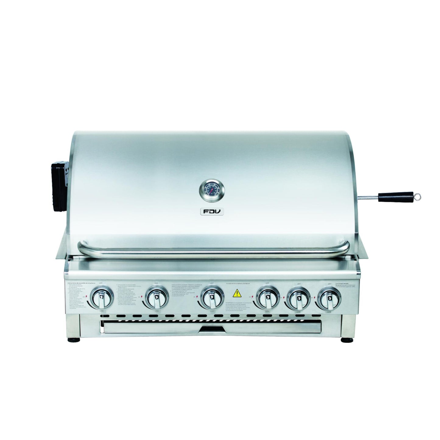 Parrilla a Gas Licuado Deluxe 5Q + Spiedo FDV-Kitchen Center