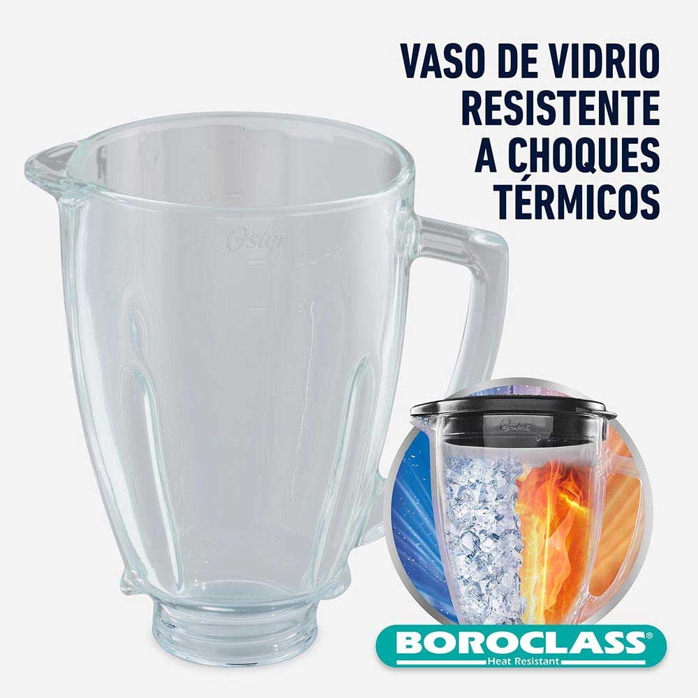 Vaso de Vidrio 1.5 Lts Oster2#Sin Color