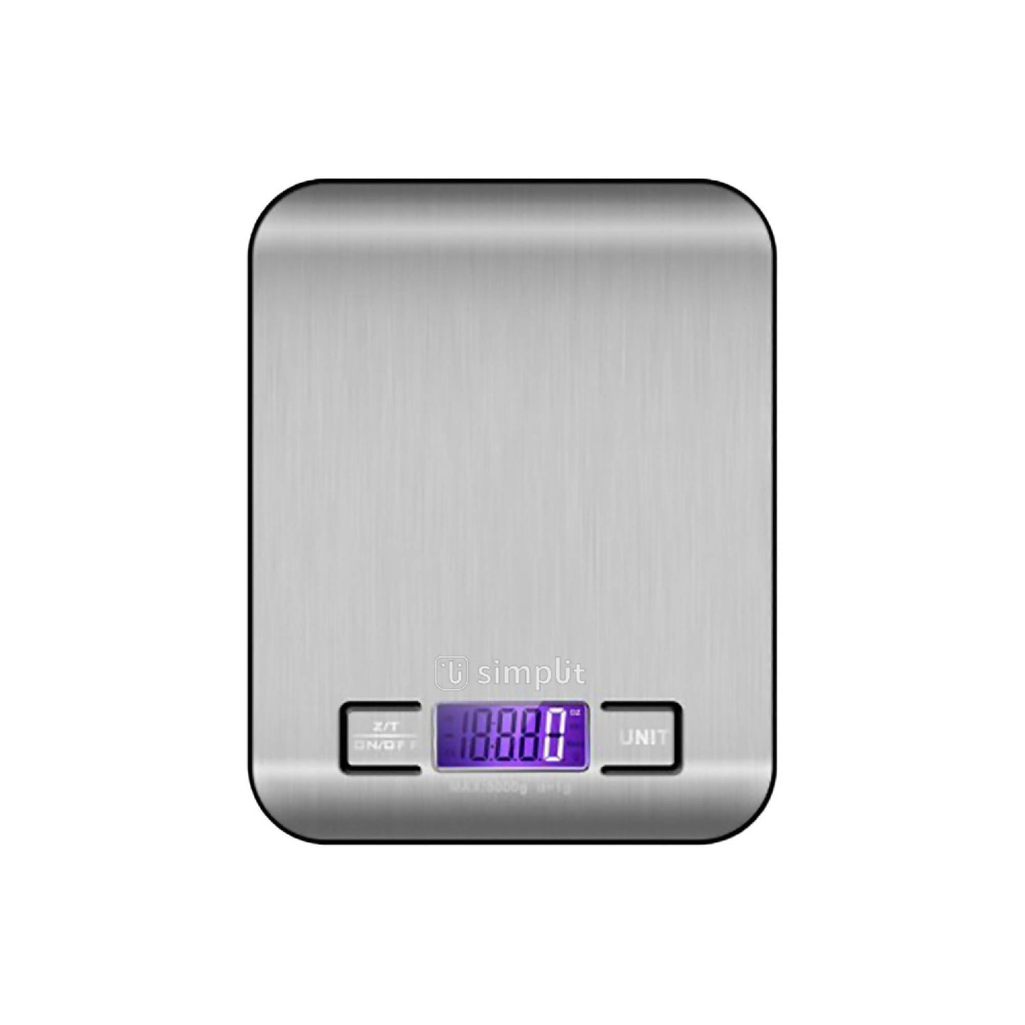 Balanza Pesa Digital Para Cocina Simplit4#Acero