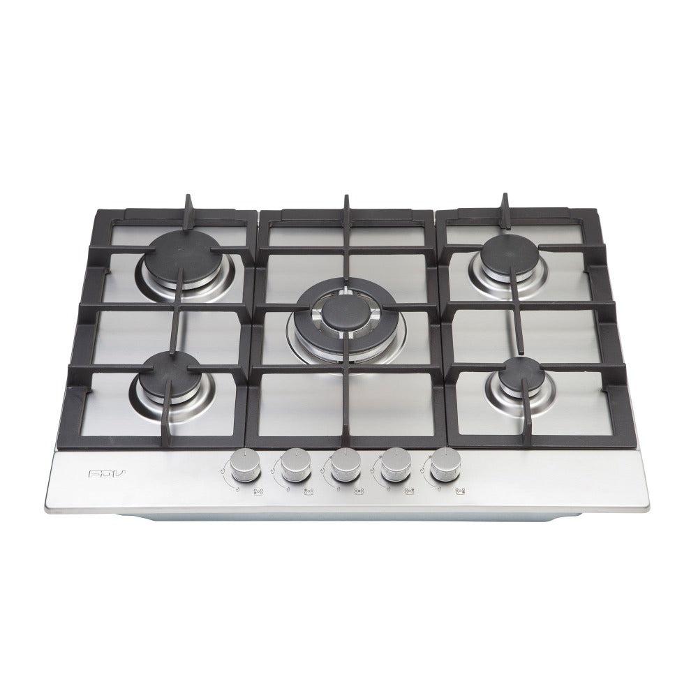 Encimera a Gas Design 5 Quemadores 70 cm FDV-Kitchen Center