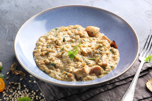 RISOTTO DE MOTE Y CHAMPIÑONES