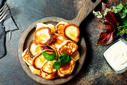 MINI PANCAKES DULCES O SALADOS