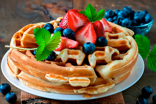 WAFFLES EN 5 MINUTOS