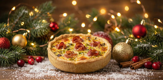 Quiche de Jamón Serrano y Puerro