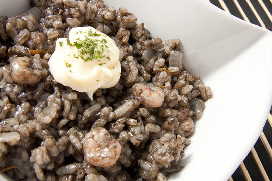 ARROZ NEGRO Y ALIOLI