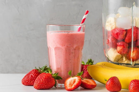 Batido de Fresa y Plátano