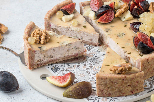 TARTA DE QUESO AZUL E HIGOS