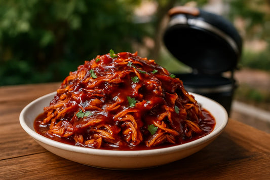 Receta Pulled Pork ahumado en parrilla Kamado FDV