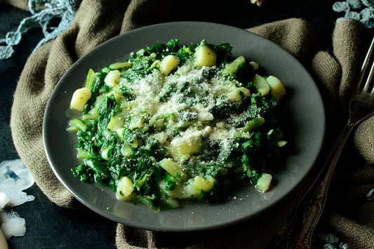 GUISO DE ACELGA Y CHAMPIÑONES CON SUPERCOOK