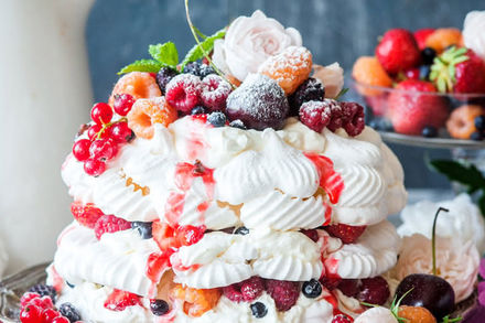 Receta Pavlova de verano