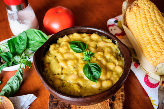 POROTOS CON MAZAMORRA
