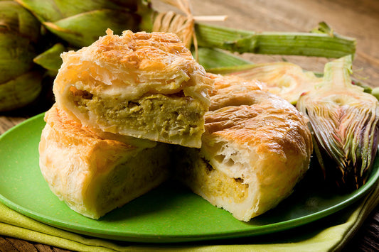 QUICHE DE ALCACHOFA Y RICOTTA