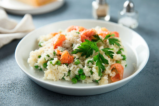 RISOTTO DE SALMÓN AHUMADO