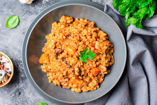 RISOTTO DE ZAPALLO Y LECHE DE COCO