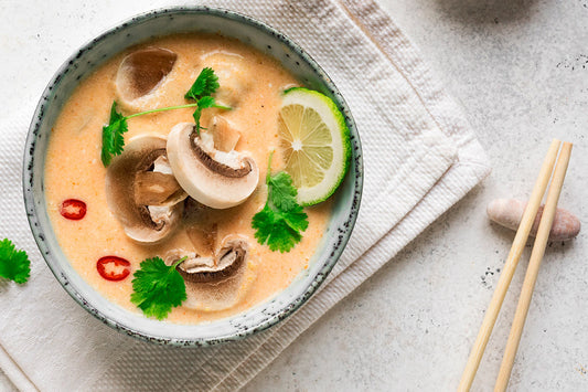 SOPA DE VEGETALES ESTILO THAI