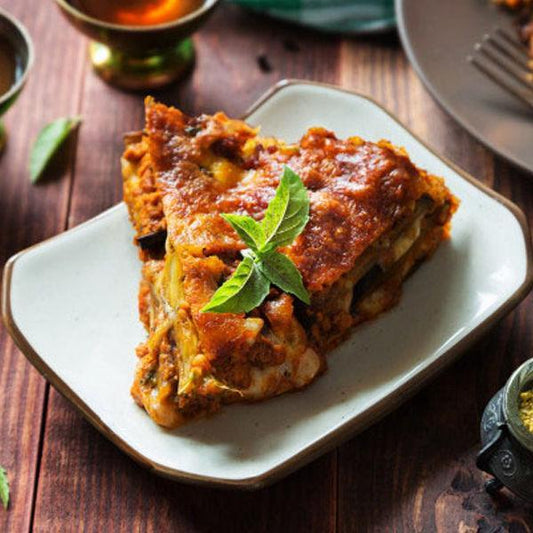 Lasagna de berenjenas asadas