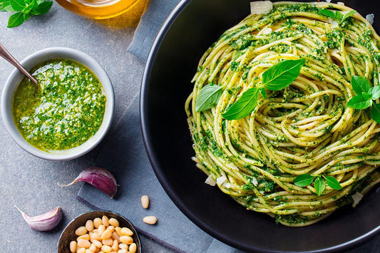 PASTA FRESCA CON PESTO