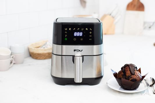 Volcán de chocolate en freidora Airflow FDV (Día Internacional del Chocolate)