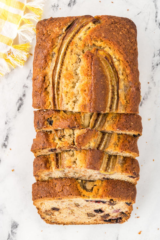 Pan de plátano y arándonos con Supercook