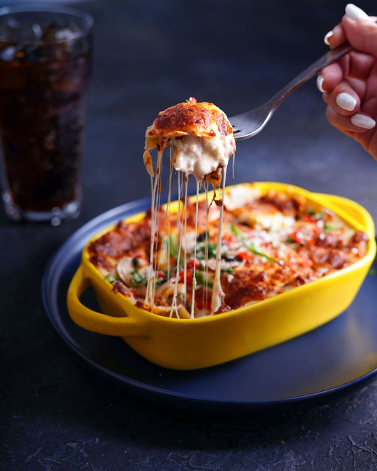 Receta de Lasaña Boloñesa y Champiñones-Kitchen Center