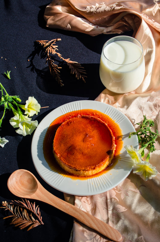 Leche Asada con Capa Caramelo
