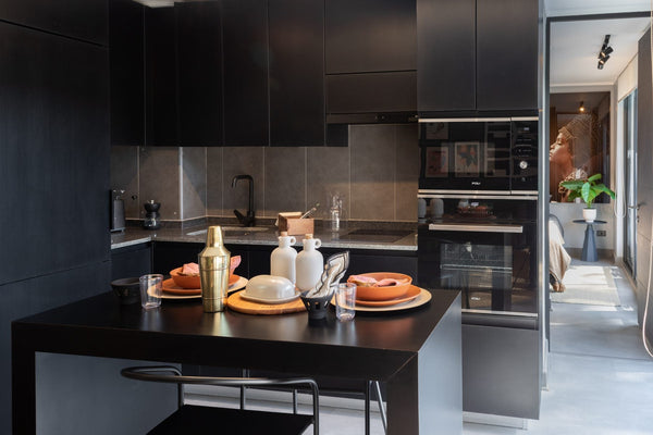 Cocina equipada en Proyecto Ñuble