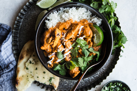 Butter Chicken con arroz basmati