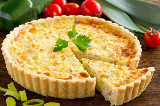 QUICHE DE ESPÁRRAGOS Y TOCINO