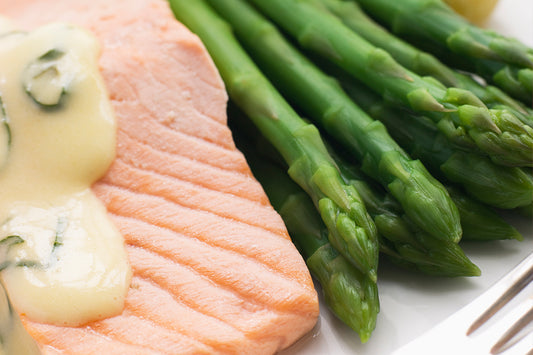 SALMÓN CON PAPAS Y SALSA DE CHAMPIÑONES  CON SUPERCOOK