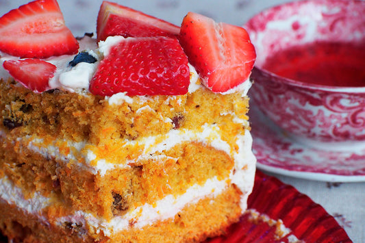 QUEQUE DE ZANAHORIA RELLENO CON FROSTING DE QUESO CREMA