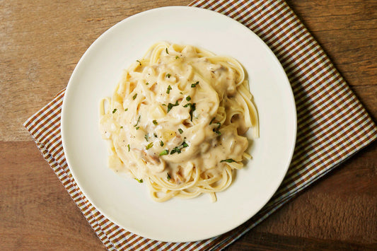 SALSA CARBONARA DE CALABACÍN (ZAPALLO ITALIANO)